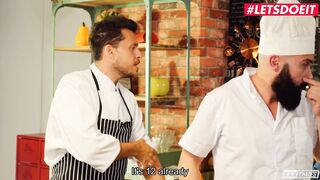 XXXSHADES - Bae Girls Francis Belle &Angel Rush Fucks Expert Chef - LETSDOEIT