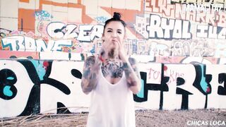 MAMACITAZ - Inked Women Yemaya Gonzalez Get Dicked Down Into Outdoors