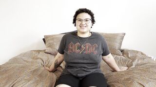 Casting Curvy: FILTHY THICK! Adorable and Shy Southern mixed women first porn audition