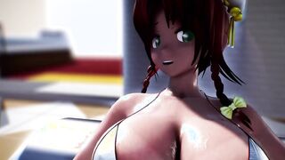 Touhou MMD Misuzu also likes daddy Paparabu after mmd r18 3d animated nsfw ntr