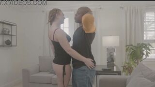 Huge ass red haired Callie African pale inked vagina gets fuck