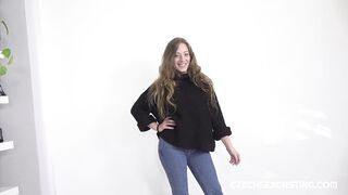 Whore from Barcelona fucks into casting