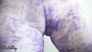Cum into Underwear and Pull Them Up After Stretching in