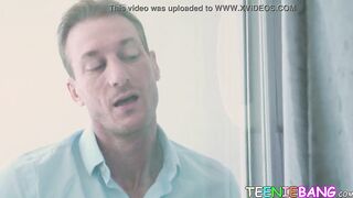 Trapped eighteen year older Gianna Dior fucked! by stepdad inside doggy style