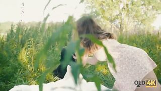 OLD4K. Old dude still inside incredible sexy Hottie shape to pounded daughters hot