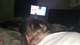 Cougar Whore Blowing Me While I See Big Butt Latinas