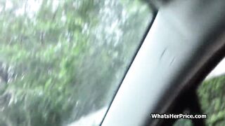 Drilling freshly picked up ebony goddess for money