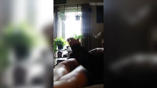 Flabby old woman spanked