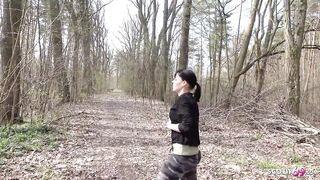 German teen School women Teen Filthy Banged! and Piss Outside