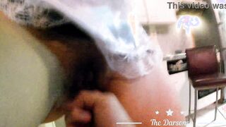 The maid wanted to suck my dick and fucked me