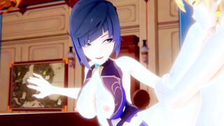 Yelan Genshin Impact 3D ANIMATED ShortClips three