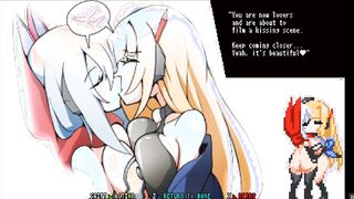 Buzama [Hentai sex fight game] Ep.two futanari turned inside a mommy with big jugs and milked