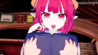 MISS KOBAYASHI'S DRAGON MAIDS ILULU CARTOON