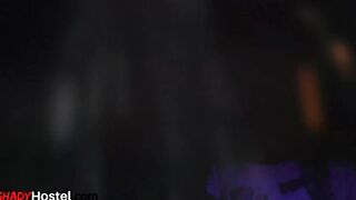 Rim Job n throating tiny breasts eighteen enjoy BWC hostel 3 way