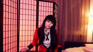 Yumeko Jabami won poker and now you should be her housepet for juicy boned - CUT version