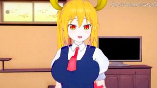 MISS KOBAYASHI'S DRAGON MAIDS TOHRU CARTOON
