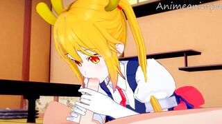 MISS KOBAYASHI'S DRAGON MAIDS TOHRU CARTOON