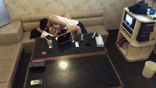 [Amateur] Amateur couples who are full of satisfaction with karaoke