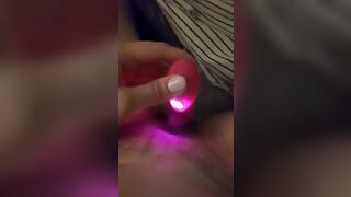 Hubby into work, wifey masturbation quick orgasm