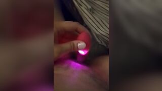 Hubby into work, wifey masturbation quick orgasm
