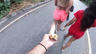 Backstage - on the way to the Nudist Beach