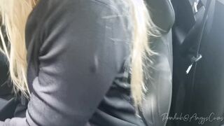 BAE CUTIE geht's VULGAR WHILE SHOPPING and MASTURBATE inside OUTSIDE PARKING LOT | AngyCums