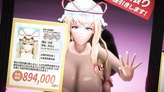 【MMD R-teen SEX DANCE】hardcore babe insane satisfaction juicy booty Goddess booty [CREDIT BY] Taka84_mmd