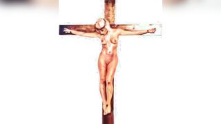 Female Jesus Crucified Naked Dutch Audio