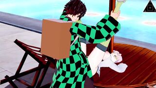 KOIKATSU TANJIRO MITSURI DEMON SLAYER, have sex cartoon uncensored... Thereal3dstories
