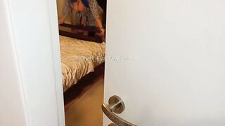 AMATEUR CUCKOLD - Cuckold Hubby Films Slutty Wifey Fucking With Next Door