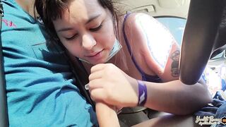 I help my bf Alex Marin de-stress while driving
