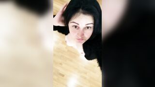 Babe cougar has fun inside the dance hall