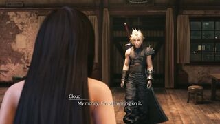 Tifa, Fully Nude, Walking Around - Naked Walkthrough FF7 RMK Part one