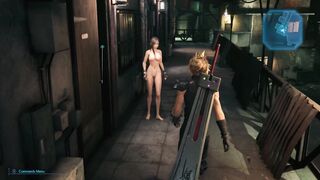 Tifa, Fully Nude, Walking Around - Naked Walkthrough FF7 RMK Part one