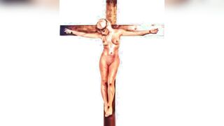Female Jesus Crucified Naked Norwegian Audio