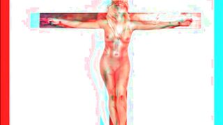 Female Jesus Crucified Naked New And Improved (3D)
