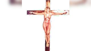 Female Jesus Crucified Naked Slovak Audio