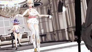 Genshin impact West Wind Knights' Work 3d cartoon mmd r18 animation nsfw