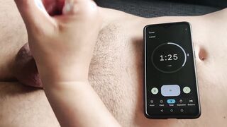 Can he cum into 4 minutes?