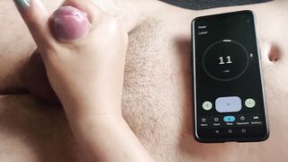 Can he cum into 4 minutes?