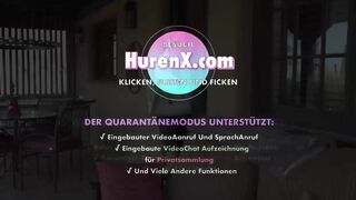 HurenX.com's blonde whore get stuck inside the window and banged