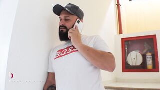 My hubby's friend comes home, and ends up fucking my