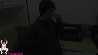 Desperate Squatter Offers Twat to Homeowner (PARTIAL VID)