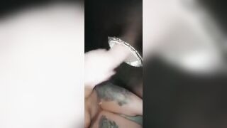 Blowing strangers dick thru the hole