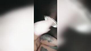 Blowing strangers dick thru the hole