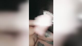 Blowing strangers dick thru the hole