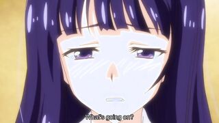 Cartoon Anime College Girl can't stop Masturbating into Class with others seeing