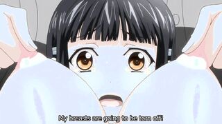 Cartoon Animated Physical Examamination with four Lesbo bimbos