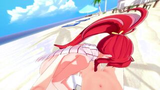 (pov) Yoko Littner CANT Stop BLOWING Your COCK Cartoon Gurren Lagann