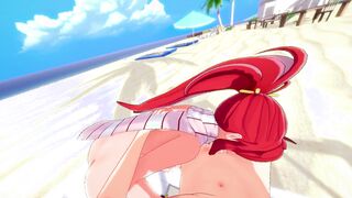 (pov) Yoko Littner CANT Stop BLOWING Your COCK Cartoon Gurren Lagann